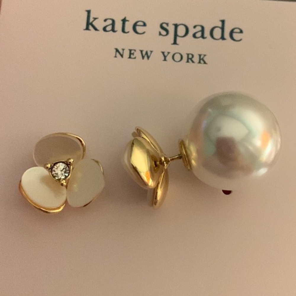 Kate spade two in one double sided stud earrings - Picture 8 of 9